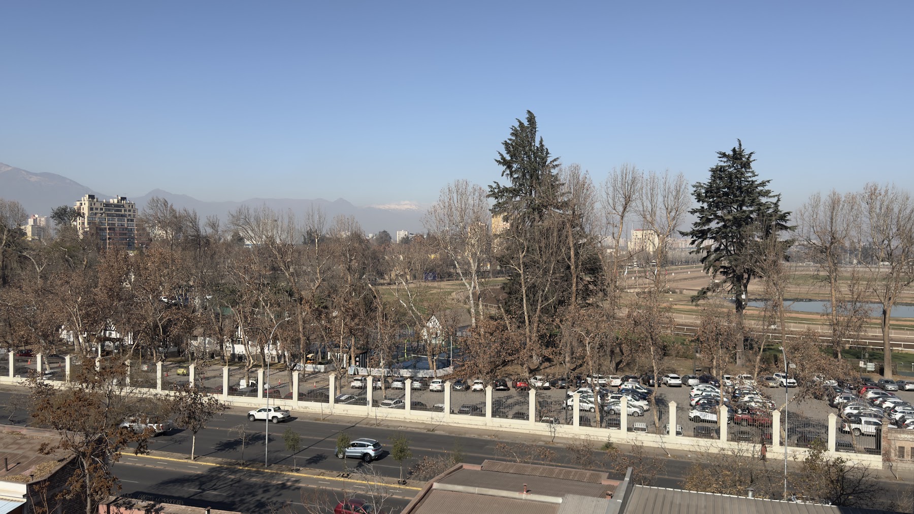 Vista hacia el Club Hípico
